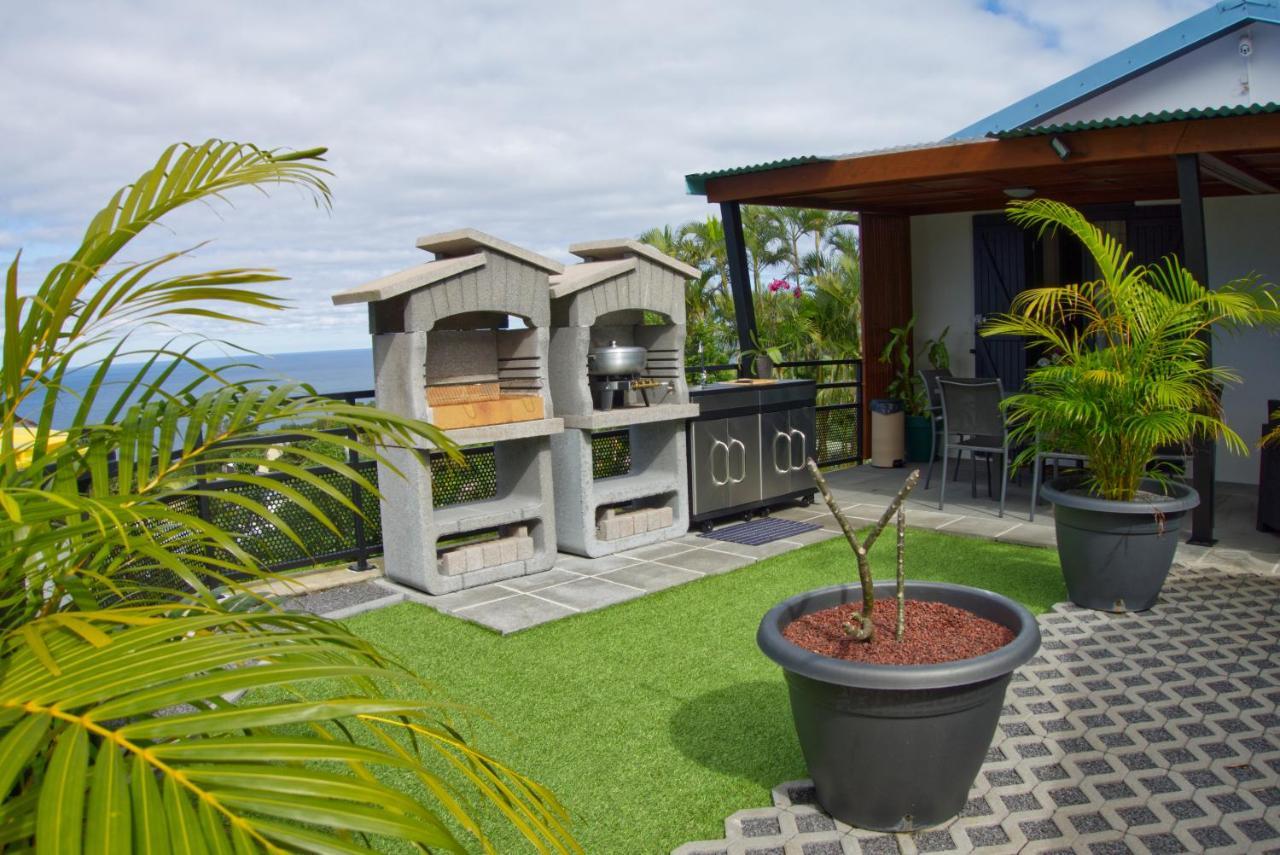 Ka Hema - Maison Entiere Avec Jacuzzi Et Vue Sur Mer แซ็ง-โฌเซฟ ภายนอก รูปภาพ